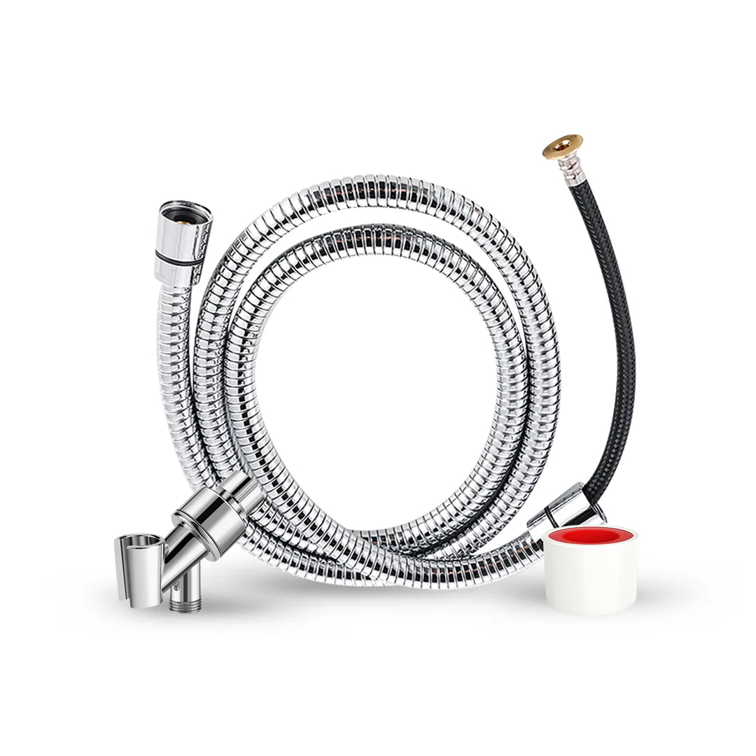 Stainless Steel Hose & Holder Set